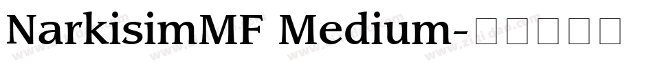 NarkisimMF Medium字体转换